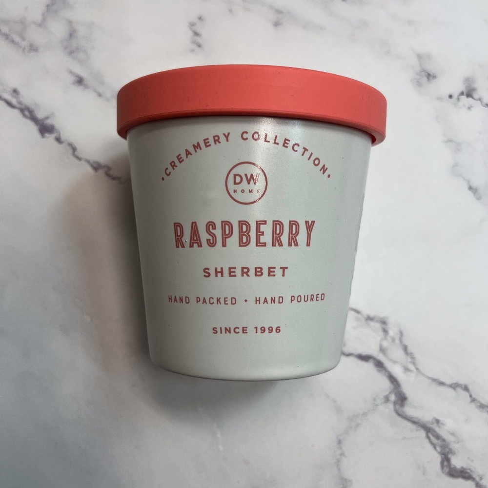 DW Home Candle "Creamery" Collection - Raspberry Sorbet